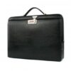 Maleta Notebook Genova -Alça tiracolo- Couro  Preto CC 10x sem juros/Pix 15% desconto