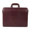 Maleta Feminina Provence - Couro Jacaré Burgundy/Forro Veludo Bordo CC 10x sem juros ou 15%desconto a vista - Image 4