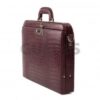 Maleta Feminina Provence - Couro Jacaré Burgundy/Forro Veludo Bordo CC 10x sem juros ou 15%desconto a vista - Image 2