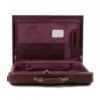 Maleta Feminina Provence - Couro Jacaré Burgundy/Forro Veludo Bordo CC 10x sem juros ou 15%desconto a vista - Image 3