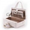 Maleta Médica Marseille - Couro Jacaré Branco/Forro Veludo CC 10x sem juros/Pix 15%desconto - Image 7