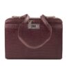 Maleta Médica Florença - Couro Jacaré Burgundy/Forro Veludo CC 10x sem juros/Pix 15%desconto - Image 5