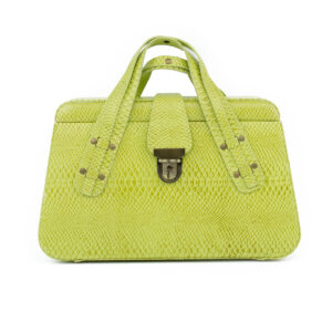 Maleta Médica Marseille - Couro Anaconda Lemon/Forro Cobra CC 10x sem juros ou 15% desconto a vista