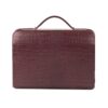 Maleta Médica Florença - Couro Jacaré Burgundy/Forro Veludo CC 10x sem juros/Pix 15%desconto - Image 3