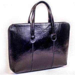 Pasta Notebook Paris - Couro Clássico Preto CC 10x sem juros/Pix 15% desconto