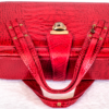 Maleta Médica Marseille - Couro croco vermelho CC 10x sem juros PIX 15%desconto - Image 4