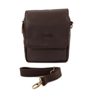 Bolsa tiracolo Luton - Couro Fenix marrom CC 10xsem juros /Pix 15%desconto