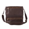 Bolsa tiracolo Manchester - Couro Fenix marrom CC 10xsem juros /Pix 15%desconto