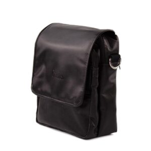 Bolsa tiracolo Luton - Couro Fenix preto CC 10xsem juros /Pix 15%desconto