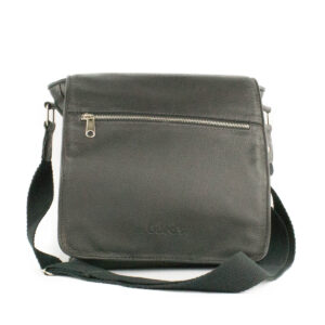 Bolsa tiracolo Bristol - Couro Fenix preto CC 10xsem juros /Pix 15%desconto