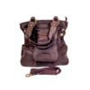 Bolsa feminina modelo Berna em couro bovino Marrom, alça manual e tiacolo, CC 10xsem juros /Pix 15%desconto - Imagem 7