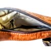 Bolsa feminina modelo Bergamo em couro bovino camurça Tan, alça tiracolo, CC 10xsem juros /Pix 15%desconto - Image 3