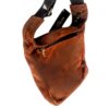 Bolsa feminina modelo Bergamo em couro bovino camurça Tan, alça tiracolo, CC 10xsem juros /Pix 15%desconto - Image 5