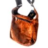 Bolsa feminina modelo Bergamo em couro bovino camurça Tan, alça tiracolo, CC 10xsem juros /Pix 15%desconto - Image 4