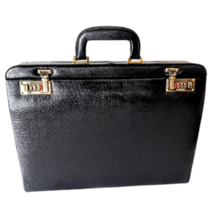 Maleta Notebook Napole - Couro Clássico Preto CC 10xsem juros/Pix 10% desconto