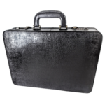 Maleta Notebook Tarento - Couro Clássico Preto / Forro Veludo CC 10x sem juros/Pix 15% desconto