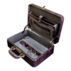 Maleta Médica Verona - Couro Jacaré Burgundy/Forro Veludo CC 10x sem juros/Pix 15% desconto - Image 8