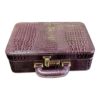 Maleta Médica Verona - Couro Jacaré Burgundy/Forro Veludo CC 10x sem juros/Pix 15% desconto - Image 4