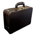 Maleta Médica Verona - Couro Clássico Marrom/Forro Veludo CC 10x s/juros/Pix 15% desconto