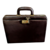 Maleta Notebook Milano - Couro Clássico Marrom/Forro Veludo Café CC 10x sem juros/Pix 15% desconto