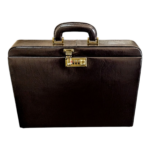 Maleta Notebook Genova - Couro Clássico Marrom / Forro Veludo Marrom CC 10x sem juros/Pix 15%desconto