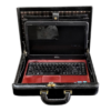 Maleta Notebook Milano - Couro Jacaré Preto/Forro Xadrez CC 10x sem juros/Pix 15%desconto - Image 6