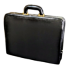 Maleta Notebook Milano - Couro Jacaré Preto/Forro Xadrez CC 10x sem juros/Pix 15%desconto - Image 5