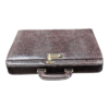 Maleta Notebook Milano - Couro Jacaré Marrom/Forro Xadrez Cc 10x sem juros/Pix 15% desconto - Image 8