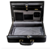 Maleta Notebook Genova - Couro Clássico PRETO/Forro Veludo CINZA CC 10x sem juros/Pix 15%desconto - Image 11