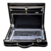 Maleta Notebook Napole - Couro Classico Preto-Alça tiracoloCC 10X sem juros/Pix 15%desconto - Image 10