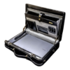 Maleta Notebook Napole - Couro Classico Preto-Alça tiracoloCC 10X sem juros/Pix 15%desconto - Image 9