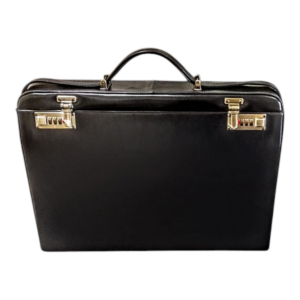 Maleta Notebook Napole - Couro Classico Preto-Alça tiracoloCC 10X sem juros/Pix 15%desconto