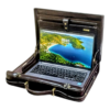 Maleta Notebook Napole - Couro Classico Marrom-Alça tiracoloCC 10X sem juros/Pix 15%desconto - Image 12