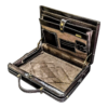 Maleta Notebook Milano -Alça tiracolo- Couro  Marrom/Forro Veludo Café Cc 10x sem juros/Pix 15%desconto - Image 10