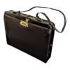 Maleta Notebook Milano -Alça tiracolo- Couro  Marrom/Forro Veludo Café Cc 10x sem juros/Pix 15%desconto - Image 5