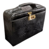 Maleta Médica Cannes - Couro Jacaré Preto/Forro Veludo CC 10x sem juros/Pix 15% desconto - Image 2