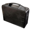 Maleta Médica Cannes - Couro Jacaré Preto/Forro Veludo CC 10x sem juros/Pix 15% desconto - Image 4