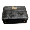 Maleta Médica Cannes - Couro Jacaré Preto/Forro Veludo CC 10x sem juros/Pix 15% desconto - Image 6