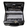 Maleta Médica Cannes - Couro Jacaré Preto/Forro Veludo CC 10x sem juros/Pix 15% desconto - Image 7