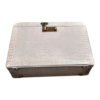 Maleta Médica Cannes - Couro Jacaré Branco/Forro Veludo CC 10xsem juros/Pix 15%desconto - Image 3