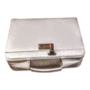 Maleta Médica Cannes - Couro Jacaré Branco/Forro Veludo CC 10xsem juros/Pix 15%desconto - Image 5