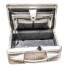 Maleta Médica Cannes - Couro Jacaré Branco/Forro Veludo CC 10xsem juros/Pix 15%desconto - Image 9