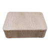 Maleta Médica Verona - Couro Jacaré Branco/Forro Veludo CC 10x sem juros/Pix 15%desconto - Image 3
