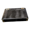 Maleta Notebook Roma - Couro Croco Preto/Forro xadrez CC 10x sem juros/Pix 15%desconto - Image 6
