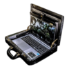 Maleta Notebook Roma - Couro Croco Preto/Forro xadrez CC 10x sem juros/Pix 15%desconto - Image 8
