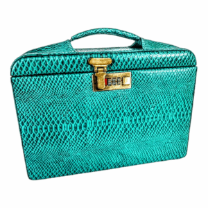 Maleta Médica Cannes - Couro Anaconda Esmeralda CC 10x sem juros ou 15% desconto a vista