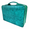 Maleta Médica Cannes - Couro Anaconda Esmeralda CC 10x sem juros ou 15% desconto a vista - Image 3
