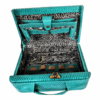 Maleta Médica Cannes - Couro Anaconda Esmeralda CC 10x sem juros ou 15% desconto a vista - Image 4