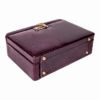 Maleta Médica Cannes - Couro Jacaré Burgundy/Forro Veludo CC 10xsem juros/Pix 15% desconto - Image 3