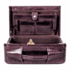 Maleta Médica Cannes - Couro Jacaré Burgundy/Forro Veludo CC 10xsem juros/Pix 15% desconto - Image 5